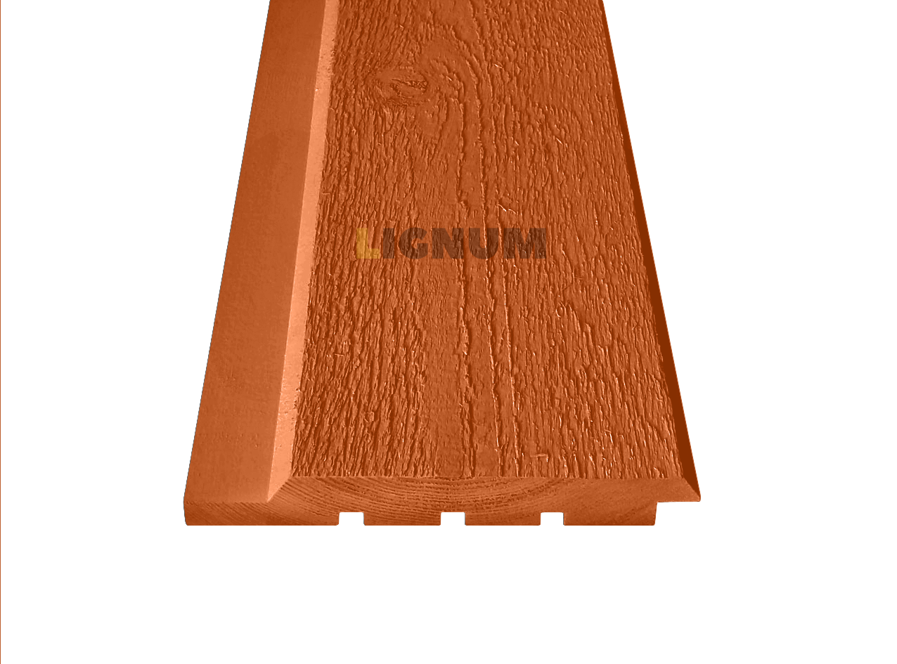 Скандинавская тонкопиленая доска, профиль UYV, заводская покраска, RAL 2010