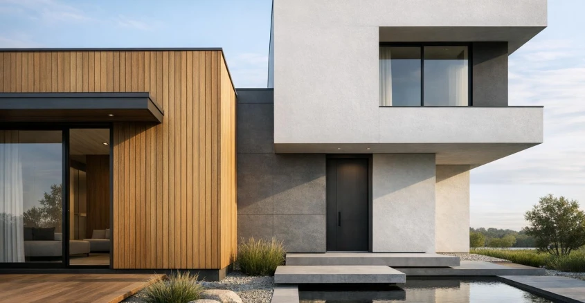 Как подобрать фасад под минималистичную архитектуру