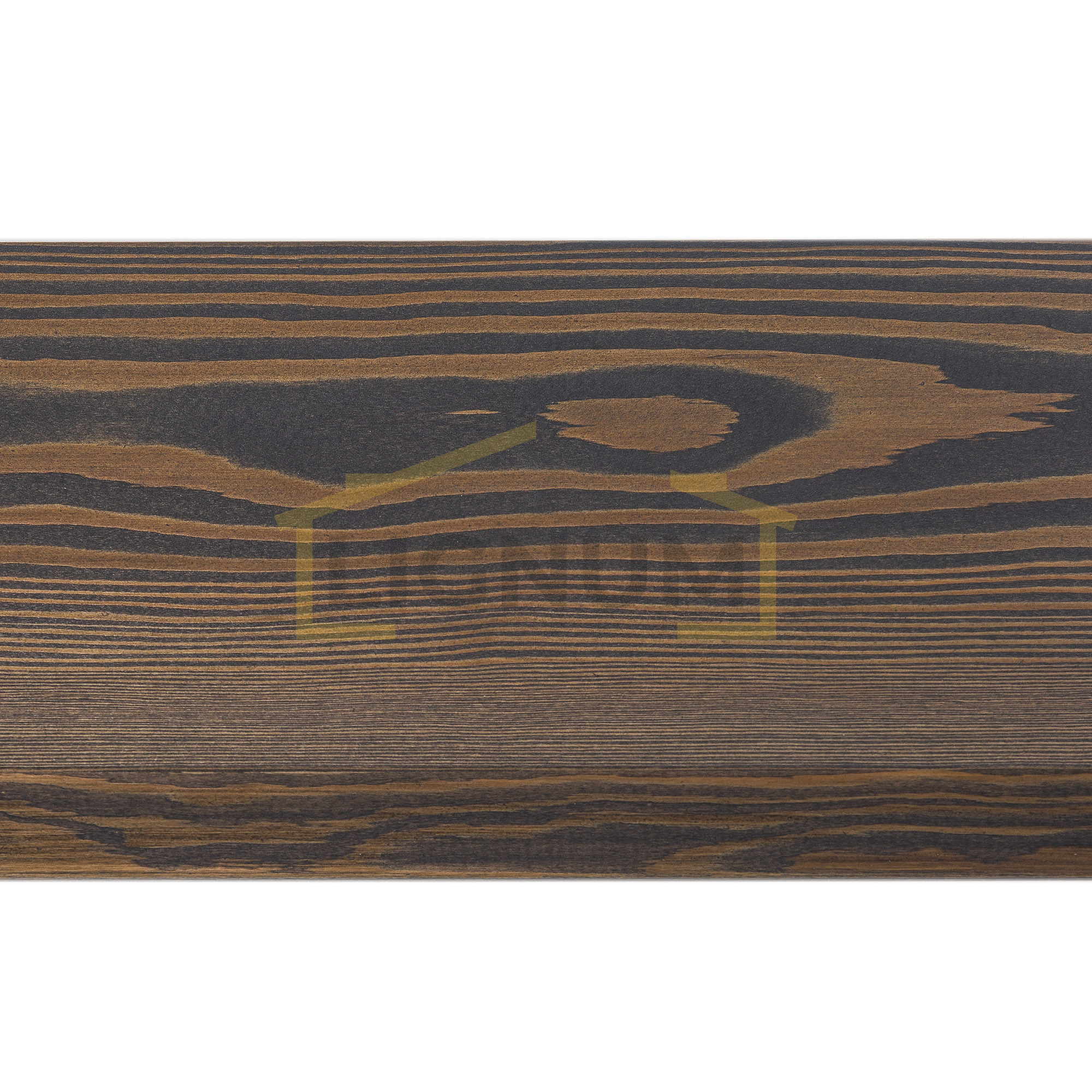 Планкен из лиственницы, с заводской покраской маслом