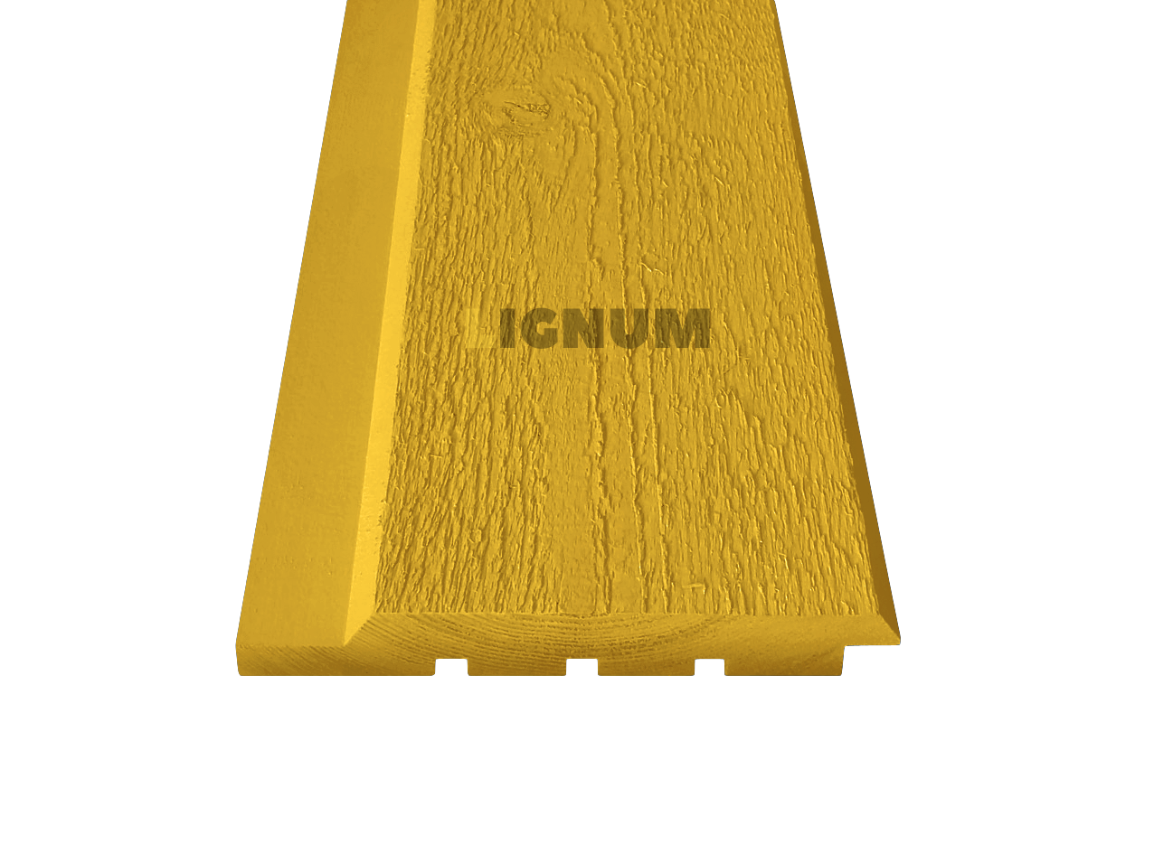 Скандинавская тонкопиленая доска, профиль UYV, заводская покраска, RAL 1004