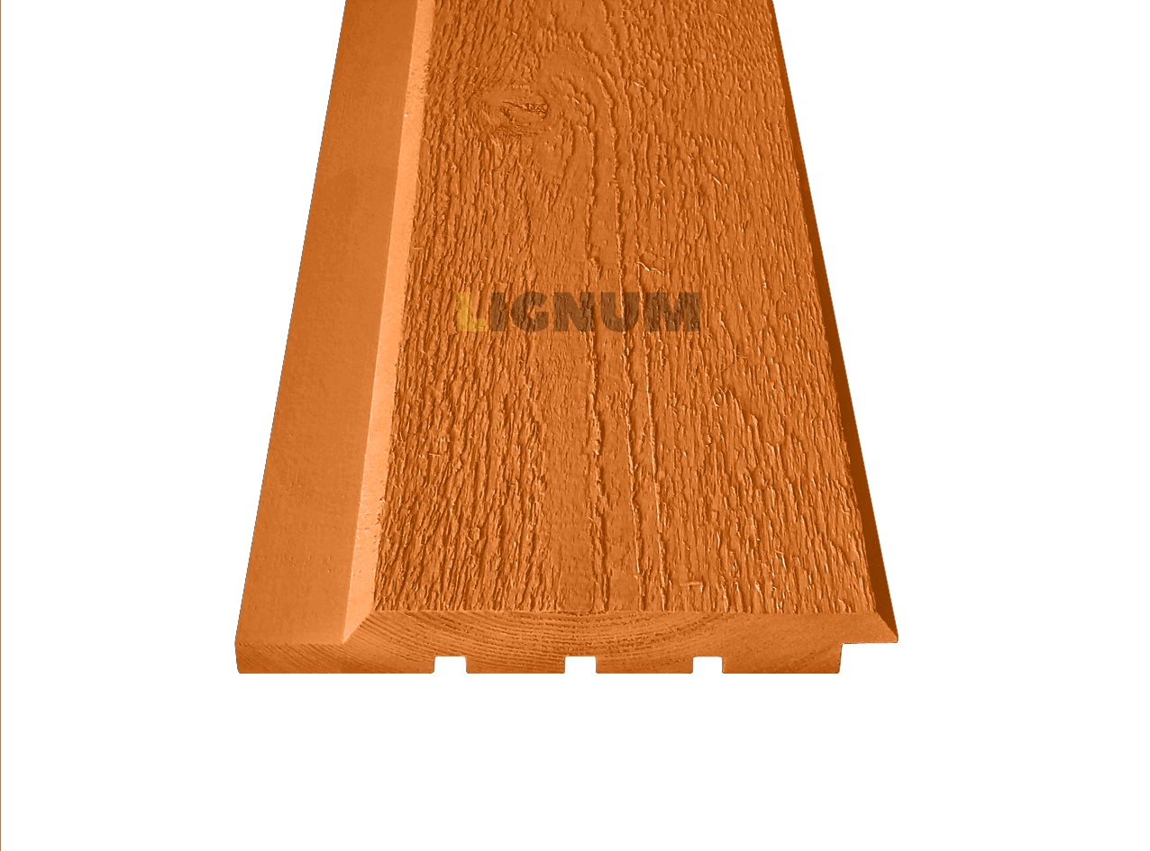 Скандинавская тонкопиленая доска, профиль UYV, заводская покраска, RAL 2011