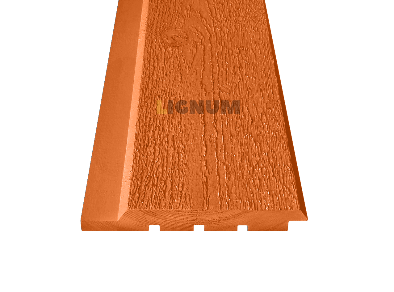 Скандинавская тонкопиленая доска, профиль UYV, заводская покраска, RAL 2008