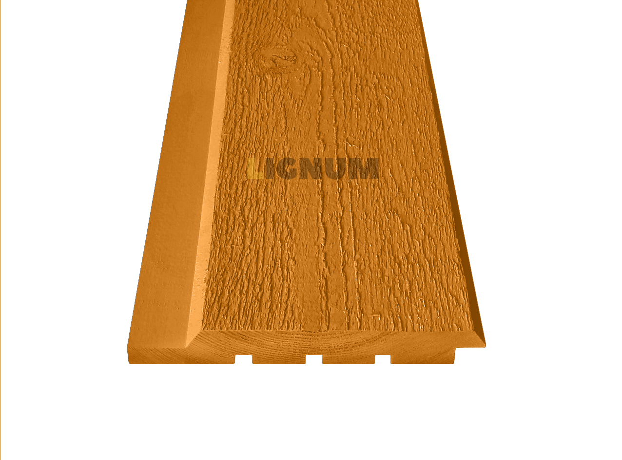 Скандинавская тонкопиленая доска, профиль UYV, заводская покраска, RAL 2000