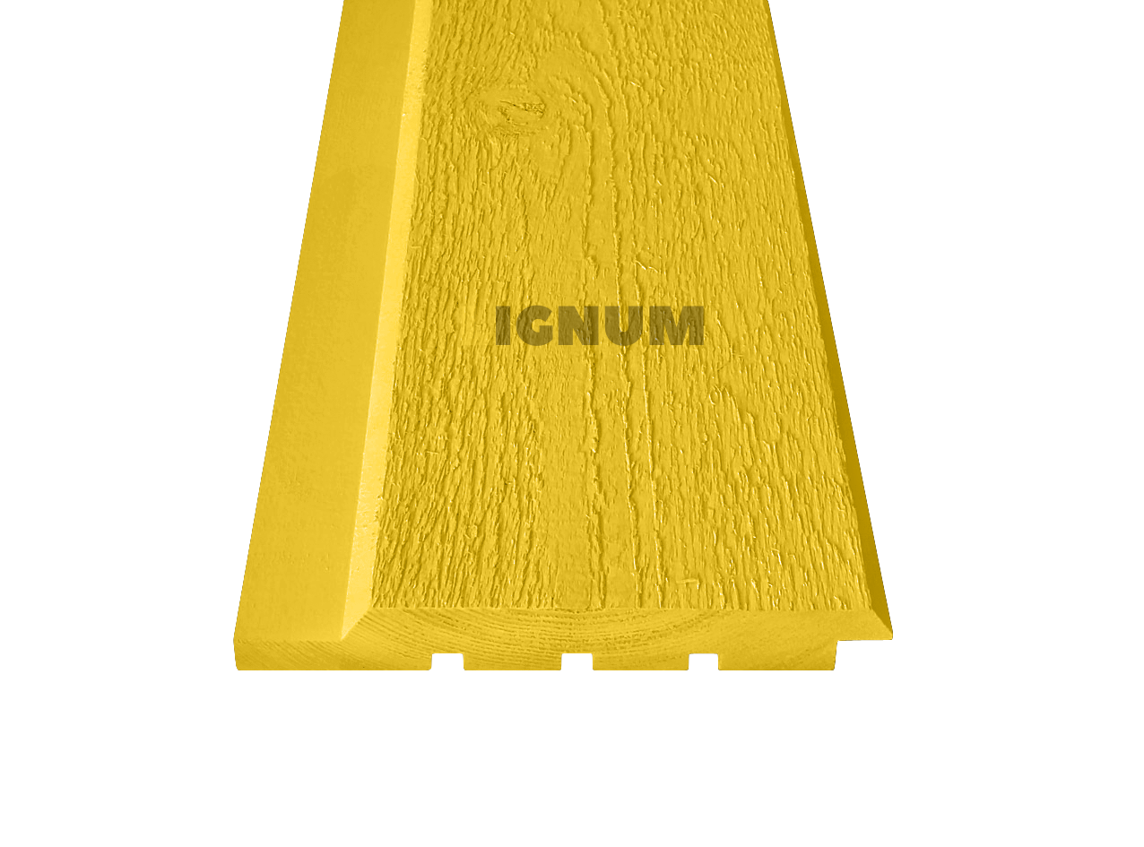 Скандинавская тонкопиленая доска, профиль UYV, заводская покраска, RAL 1021