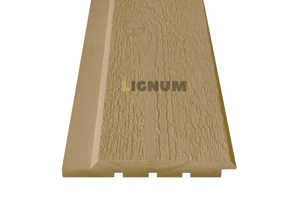 Скандинавская тонкопиленая доска, профиль UYV, заводская покраска, RAL 1001