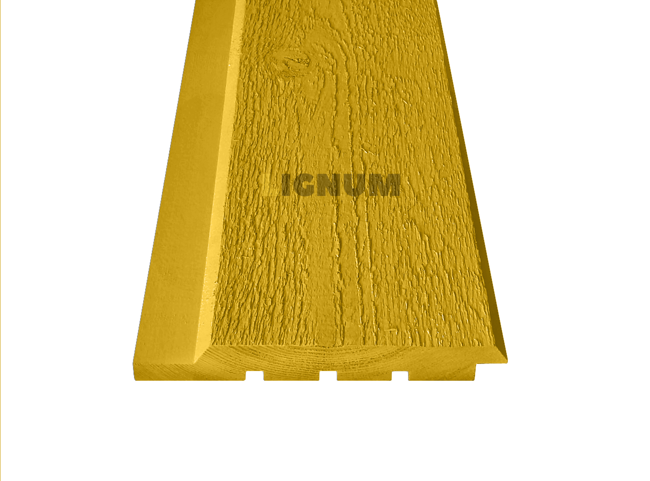 Скандинавская тонкопиленая доска, профиль UYV, заводская покраска, RAL 1032