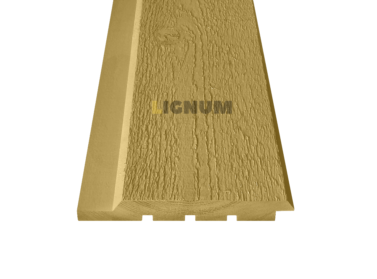 Скандинавская тонкопиленая доска, профиль UYV, заводская покраска, RAL 1024