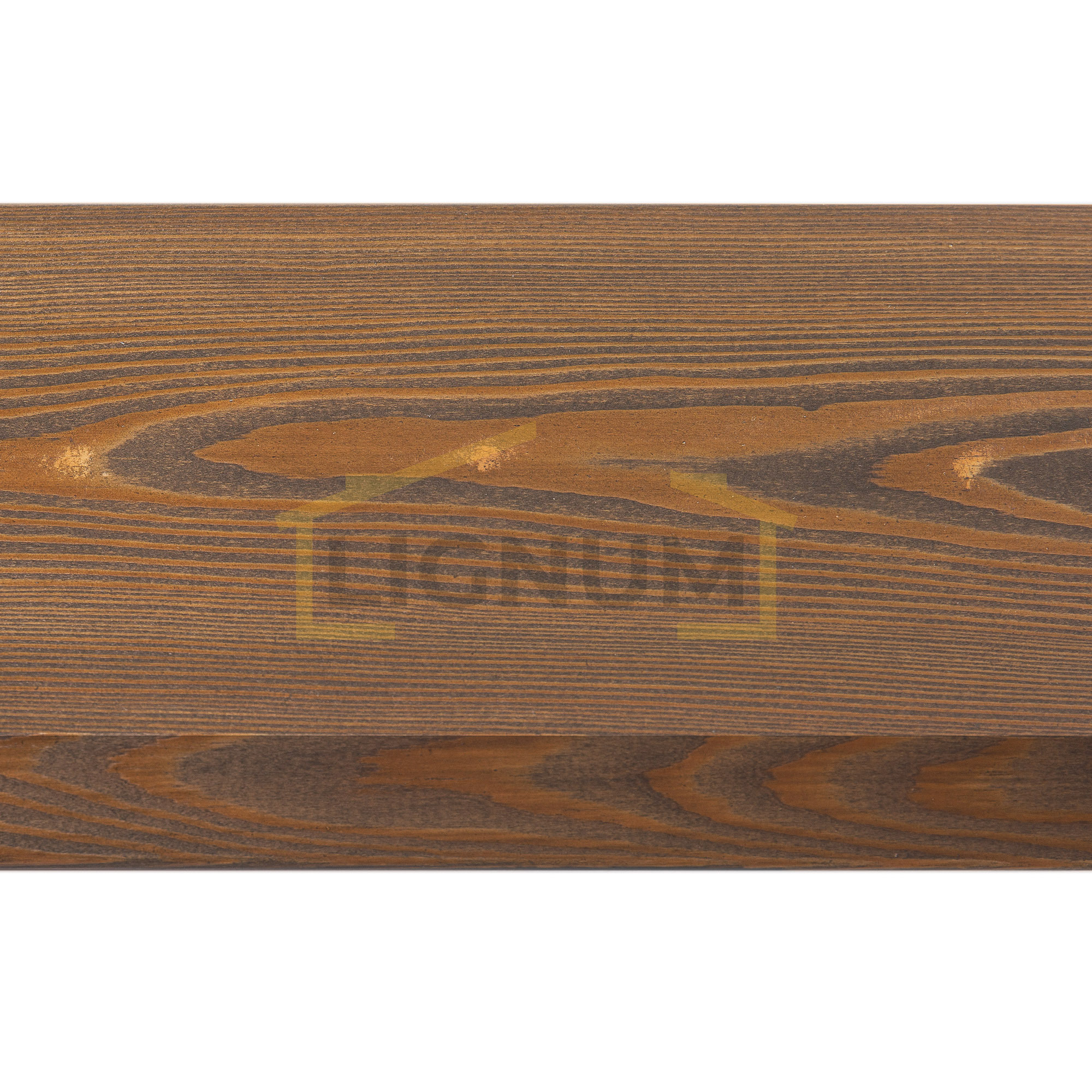 Планкен из лиственницы, с заводской покраской маслом