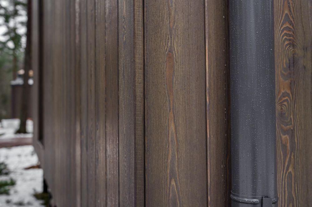 Водосточная система в модульных домах Lignum: защита без компромиссов