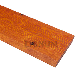 Планкен из лиственницы, с заводской покраской маслом