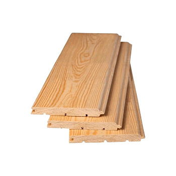 Вагонка из лиственницы, 14x117 мм. 