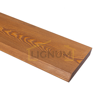 Планкен из лиственницы, с заводской покраской маслом