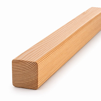 Фасадный брусок из лиственницы, 45x45 мм. 