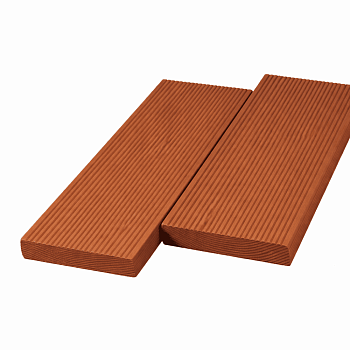 Террасная (палубная) доска из меранти, 20*138*1500-4000 мм.