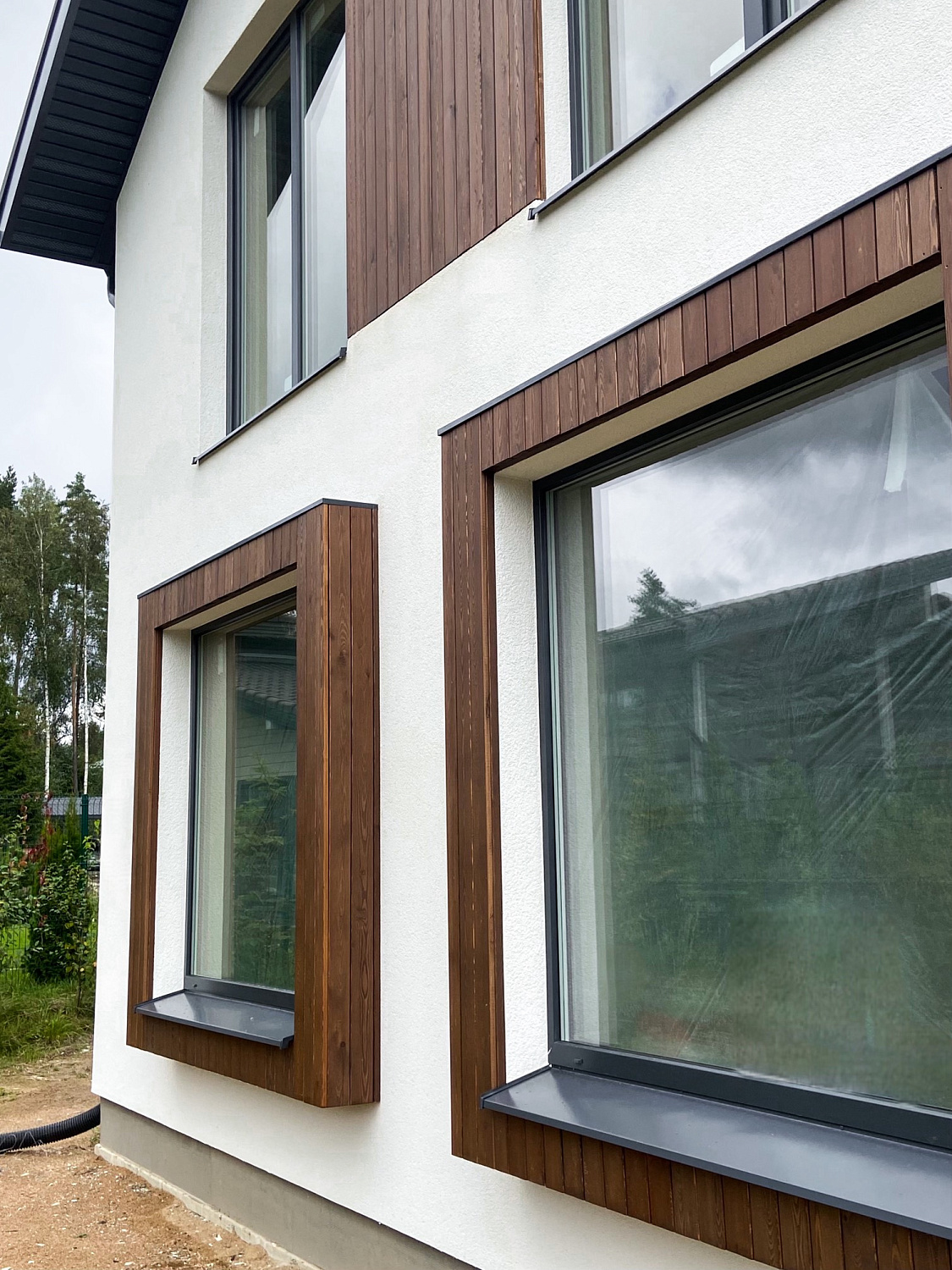 Планкен из лиственницы, 20*90 мм., сорт "А", цвет "Коньяк"