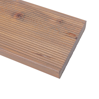 Террасная доска из лиственницы, с заводской покраской маслом